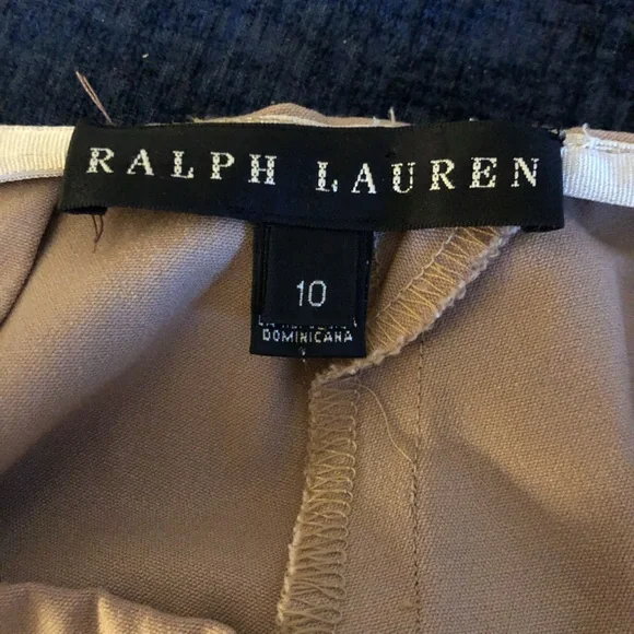 Ralph Lauren Black Label Camel wool Wide-Leg Pants - Picture 4 of 5